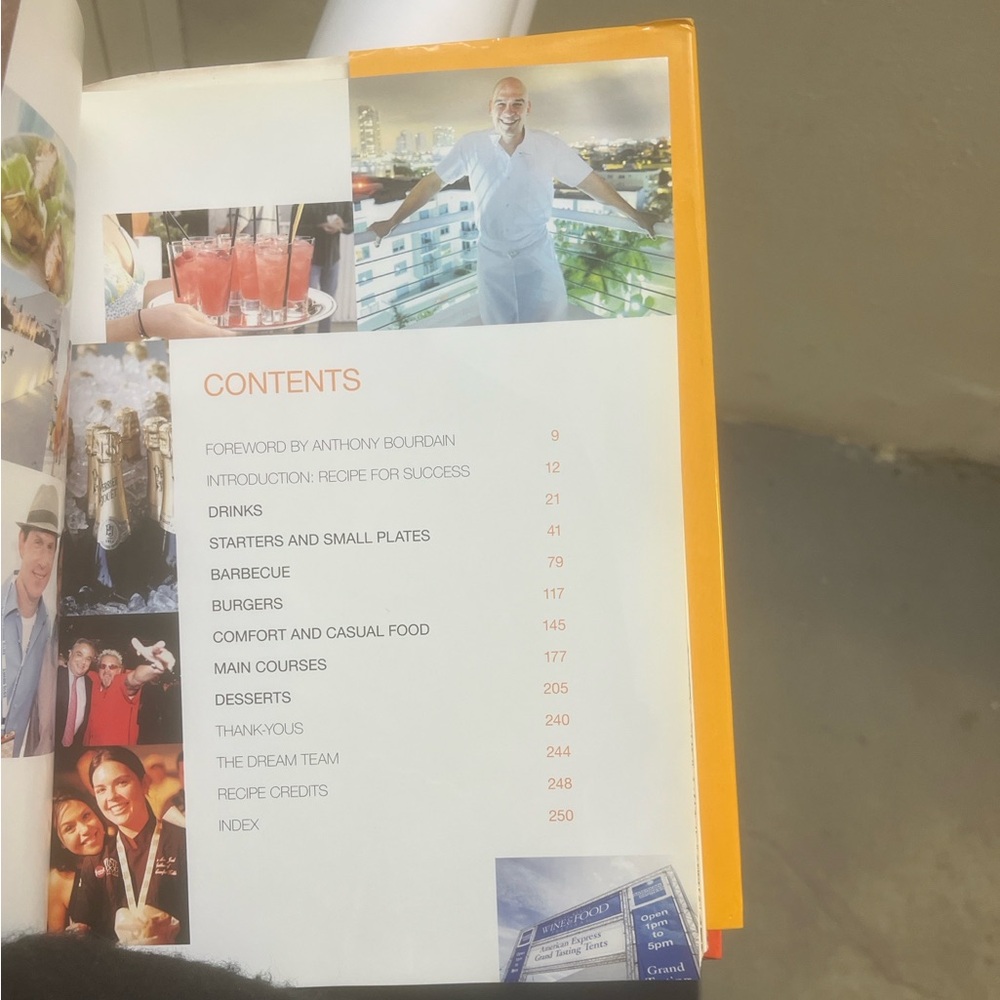 Food Network NEW South Beach Wine & Food Festival Cookbook Hardcover - Picture 3 of 13